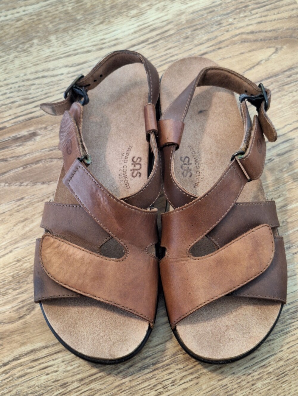 SAS Huggy Comfort Cross Strap Sandals